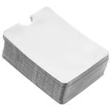 Aluminum Foil Card Holder Bus Sleeves Credit Protector Cover Student Shielding Bank 100 Pcs