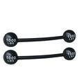 NUOLUX 2PCS Inflatable Barbell Toy PVC Thickening Barbell Toy Simulated Inflatable Barbell Toy Party Atmosphere Props Funny Parent-child Sports Toy for Kids Adults Playing