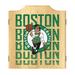 Boston Celtics City Dart Board Cabinet Set with 6 Steel Tip Darts