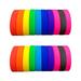 Silicone Bracelet Elastic Luminous Gifts Class Prizes Box Filler Rubber Bracelets for Men Women 200 Pcs