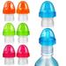 8 Pcs Water Cup Conversion Cover 13452265 Silicone Baby Bottle Caps Lid Pacifier Holder Juice Pouch Toddler