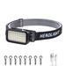 Headlamp Rechargeable 1000 Lumen Super Bright Head Lamps Outdoor LED Rechargeable IPX4 Waterproof Headlamp for Night Walking Running Hiking & Outdoor Camping Gear Black