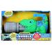 Kid Galaxy non-stop fun motorized lights & sound dinosaurs bubble blaster with premium 4 ounce bubble solution for kids at age 3 and up.