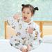 New Children s Fuzzy Sleeping Bag Baby Spring And Autumn Winter Jumpsuit Pajamas Baby Split Leg Crawling Suit