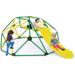 OLAKIDS Climbing Dome with Slide Kids Outdoor Jungle Gym Geodesic Climber Steel Frame 8FT Climb Structure Backyard Playground Center Equipment for Toddlers 3-8