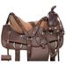 Horse Saddle Western Trail Brown Premium Cordura Tack Set Pad 15 16 17 18 (16)