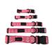 K-9 Beltz Classic Style Dog Collar Polyester Quick Release Buckle XS S M L XL Width 3/8 5/8 3/4 1 1 1/2 (Pink/Anchors Small)