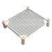 Cat Bed Elevated Pet Cot Wicker Bassinet Cats Beds Rat Cage Accessories Detachable Hammock