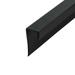 Outwater Plastic J Channel Fits Material 1/2 Inch Thick Black Styrene Cap Moulding 8 Foot Length Pro Pack (Pack of 5 40 Feet Total)