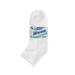 Unisex Diabetic Crew Circulatory Non-Elastic Ankle Length Quarter Socks for Mens & Womens (12 Pairs White 9-11)