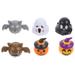 Halloween Goodies Deccor Children s Pull-back Car Pumpkin Ghost Bat Toy Small Gift Funny Outdoor Plastic 12 Pcs