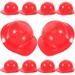 10 Pcs Home Decoration House Decorations for Home Doll Helmet Hat Birthday Party Supplies Red Plastic Child