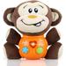 Borke Baby Musical Toy Baby Doll - Infant Toy Musical Toy for Baby Toy Newborn Plush Figure Toy Toddler Plush Gift Soother Doll Partner Baby Monkey