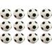 12 Soccer Bouncy Super Balls - Sports Team Athletic Youth Players - Cute Party Favors or Classroom Rewards