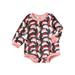 FOCUSNORM Newborn Infant Baby Girls Christmas Romper Xmas Santa Hat Printed Long Sleeve Jumpsuit Clothes