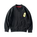ASFGIMUJ Baby Jackets Boys Girls Full Zip Sweatshirt Lightweight Zip Up Cotton Jacket Boys Coat Black 10 Yâ€”11 Y