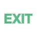 EXIT Sticker Noctilucence Sign Emblems Security Signs House Decorations for Home Shine