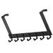 Coat Hangers Closet Organzier Organizer Door Hook Space Aluminum Home Storage and Finishing with 7 Hooks behind Household Carbon Steel