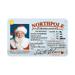 Sunisery Santa Claus Lost Driving Licence Christmas Box Filler for Kids Stocking Fillers Xmas Gifts