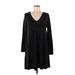 Abercrombie & Fitch Casual Dress - Sweater Dress: Black Marled Dresses - Women's Size Medium