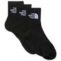 The North Face - Multi Sport Cush Quarter Socks 3-Pack - Sports socks size XS, black