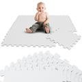 LittleTom 9 Teile Spielmatte Baby Puzzlematte - 30x30 Krabbelmatte Bodenmatte Kinderzimmer