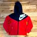 Nike Jackets & Coats | Nike Packable Jacket Youth Medium Loose Fit Red Black Zip Hoodie Windbreaker | Color: Black/Red | Size: Mb