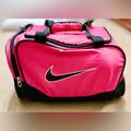 Nike Bags | Nike Duffle Bag Hot Pink/ Black Brasilia 5 Sports, Travel, Gym Bag | Color: Black/Pink | Size: Os