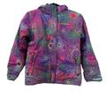 Columbia Jackets & Coats | Columbia Purple Multicolored Geometric Puffer Jacket | Color: Pink/Purple | Size: 10/12