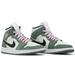 Nike Shoes | Nike Air Jordan 1 Mid Sedutch Green/Black/Barely Green Men's7.5/Womens 9 | Color: Green/Pink | Size: 7.5
