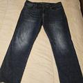 American Eagle Outfitters Jeans | Mens American Eagle Size 38x32 Airflex+ Dark, Distressed Jeans | Color: Blue | Size: 38