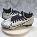 Nike Shoes | Nike Vapor Edge Pro 360 Cleats Mens 9 Football Soccer Black White Dq3670-100 | Color: Gray/White | Size: 9