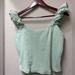Anthropologie Tops | Anthropologie Ribbed Corset Tank Size Large | Color: Green | Size: L