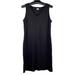 J. Crew Dresses | J. Crew Black Jersey Stretch Sleeveless Shift Dress Size 10 | Color: Black | Size: 10