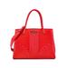 Prada Leather Tote Bag: Red Bags