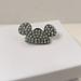 Disney Jewelry | Disney Pin Trading Mickey Ear Hat Pin Silver Clear Rhinestone | Color: Silver | Size: Os