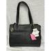 Giani Bernini Bags | Gianni Bernini Black Pebble Leather Bridle Satchel Purse Nwt (34293) | Color: Black | Size: Large