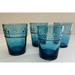 Kate Spade New York Dining | Kate Spade Wickford Double Old Fashion Blue Green Whiskey Glasses Set Of 4 | Color: Blue | Size: Os