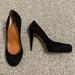 Gucci Shoes | Gucci Authentic Size 38 Black Suede Platform Pump Heels | Color: Black/Tan | Size: 7.5