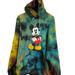 Disney Shirts | Disney Mickey Mouse Adult Long Sleeve Hoodie Size Xl | Color: Blue/Green | Size: Xl