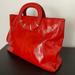 Kate Spade Bags | Kate Spade New York Fulham Coral Red Patent Leather Top Handle Bag | Color: Red | Size: Os