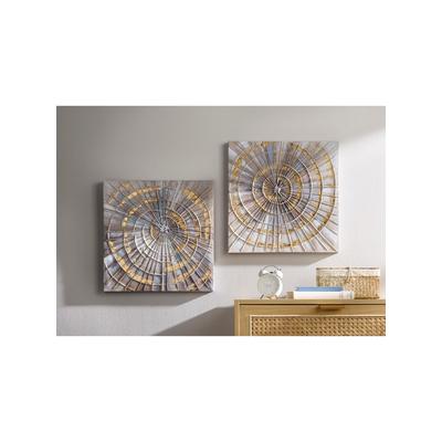 Gemälde HEINE HOME, beige (farbe bild(er): natur, goldfarben), B:40cm H:40cm T:2,5cm, Bilder Image