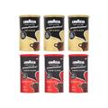 Instant Coffee Bundle with Lavazza Prontissimo Intenso 95g x3 and Americano 95g x3 - Dark Roast (Pack of 6)