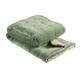Christy Jaipur Luxury Quilted Throw | Silky Soft and Smooth |Generously Filled Plush Blanket | 140cm x 200cm | Jade Green