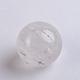 1PC Natural Rock Crystal Quartz Ball Polished Globe Massaging Ball Stone Home Decoration Exquisite Souvenirs Gift,Quartz Ball,25-30mm (Color : Quartz Ball, Size : 50-60mm)