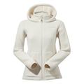 Berghaus Women's Darria Full Zip Fleece Hoodie, Added Warmth, Flattering Style, Bone White, 18