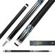 Moyerely Carbon Fiber Pool Cue,11.8mm/12.5mm Low Deflection Cue Stick,Professional Pool Stick with Case (MQ_N1, 11.8mm)