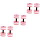 SUPVOX 6 Pcs Water Barbell Water Dumbbells Mens Suits Workout Equipment Bubble Suit for Adults Aquatic Exercise Equipment Pool Exercises Foam Dumbbell Kiddy Pool Fitness Set Aerobic Pink