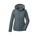 Killtec KOW 10 WMN QLTD JCKT Women's Quilted Jacket with Zip-Off Hood/Functional Jacket is Water-Repellent, Blue Grey, 44, 41807-000