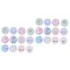 Beavorty 24 Pcs Pu Double Sided Mirror Womens Purse Ladies Purse Compact Mirror Bulk Folding Mirror Travel Wallet Travel Make up Mirror Retro Purse Foldable Makeup Mirror Vanity Mirror Cute